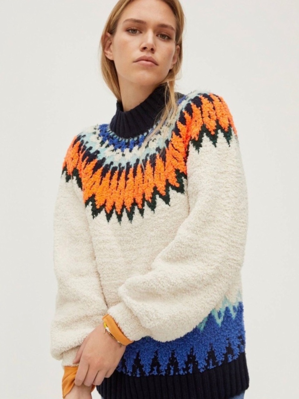 Anthropologie Pilcro Fleece Selene Tunic Sweater
